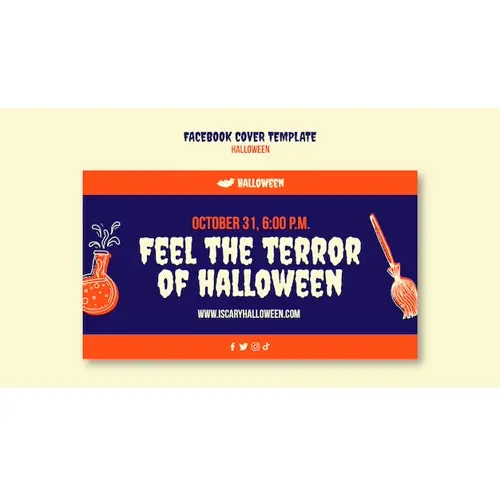 Happy halloween facebook cover