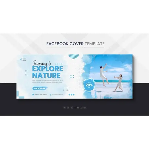 Holiday Travels Facebook Cover and Travel Timeline Cover Banner template