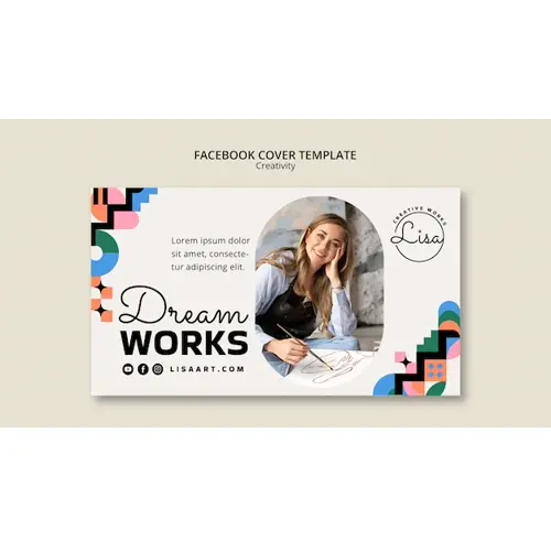 Influencer facebook ad  template design