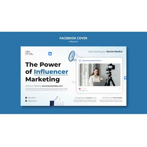 Influencer work facebook cover