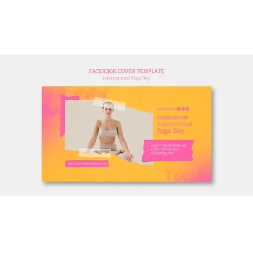 International yoga day facebook cover