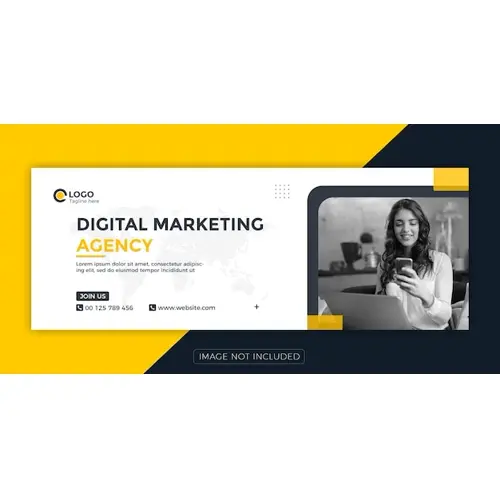 LB12 Social media Digital marketing agency corporate facebook cover banner