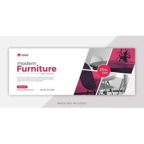 LB14Modern furniture facebook cover banner