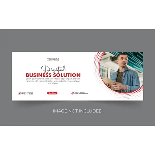 Linkedin banner Facebook cover digital marketing corporate social media cover web banner header
