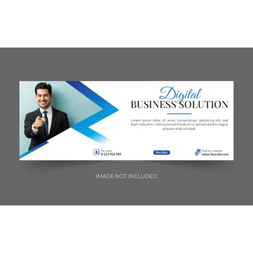 Linkedin banner Facebook cover digital marketing corporate social media cover web banner header