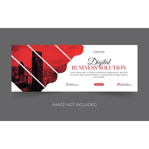 Linkedin banner Facebook cover digital marketing corporate social media cover web banner header