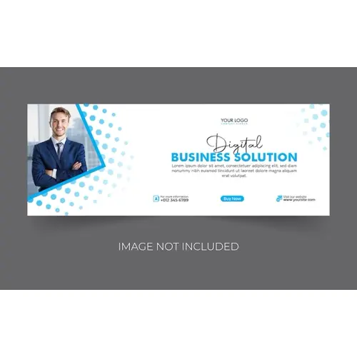 Linkedin banner Facebook cover digital marketing corporate social media cover web banner header