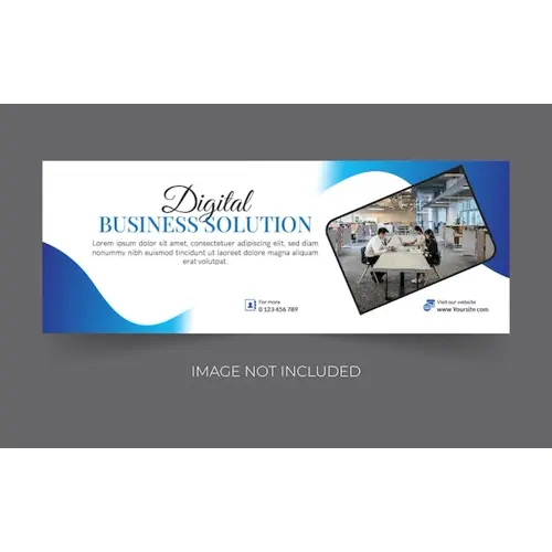 Linkedin banner Facebook cover digital marketing corporate social media cover web banner header