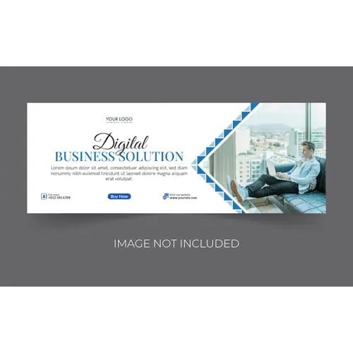Linkedin banner Facebook cover digital marketing corporate social media cover web banner header