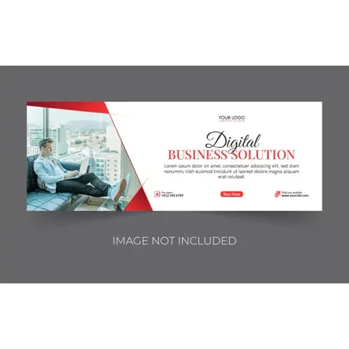 Linkedin banner Facebook cover digital marketing corporate social media cover web banner header