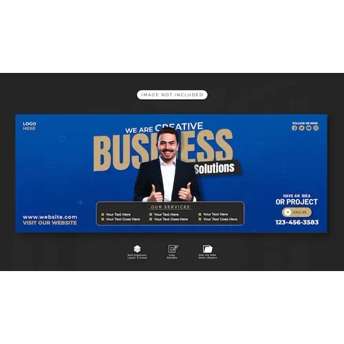 Linkedin banner templates business facebook banner linkedin banner template