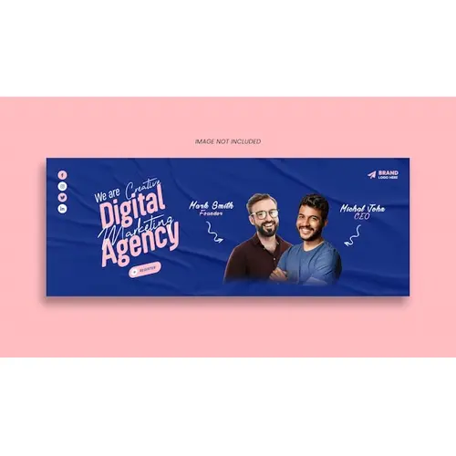 Marketing Agency Facebook Timeline Cover Template PSD