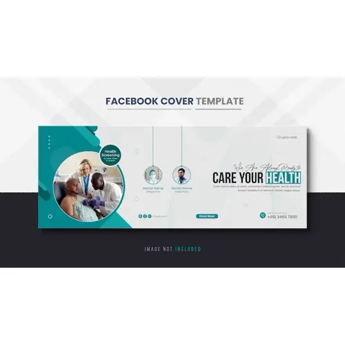 Medical Healthcare Facebook Cover Template