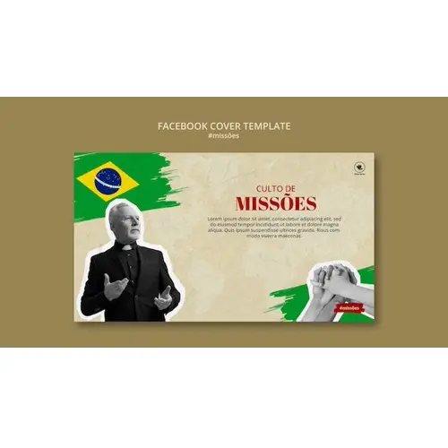 Mission service facebook cover template