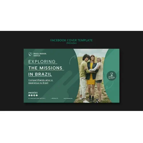 Missoes facebook cover template