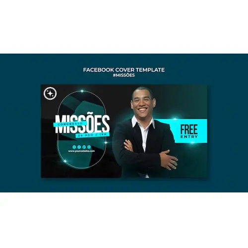 Missoes facebook cover template