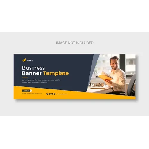 Modern corporate facebook cover template