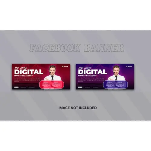 Modern Facebook cover template design