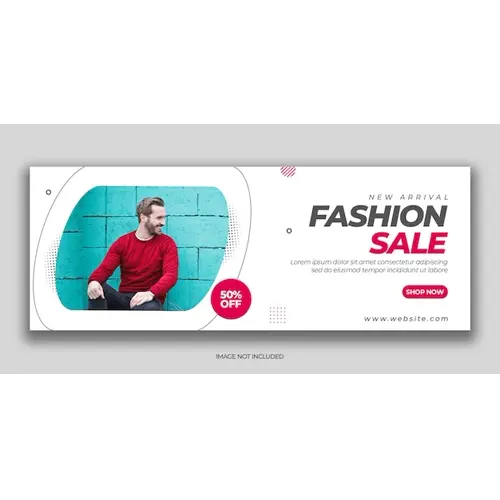 Modern fashion sale facebook cover post template Premium Psd