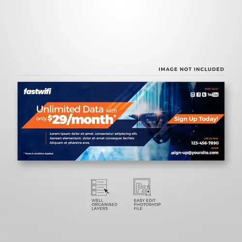 Multipurpose Facebook Cover Design Template