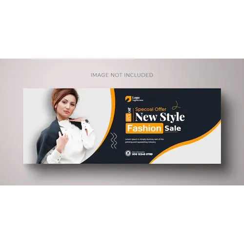 New Fashion Facebook cover fashion sale and fashion sale social media ads collection design PSD