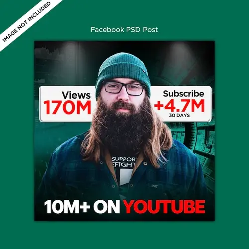 Party flyer instagram social media facebook post and web banner design