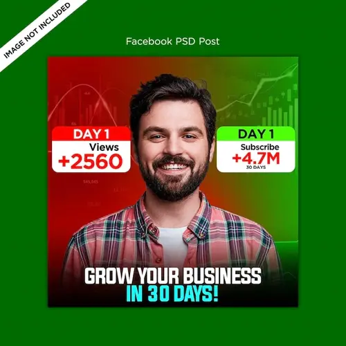 Party flyer instagram social media facebook post and web banner design