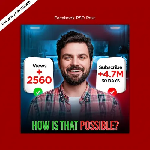 Party flyer instagram social media facebook post and web banner design