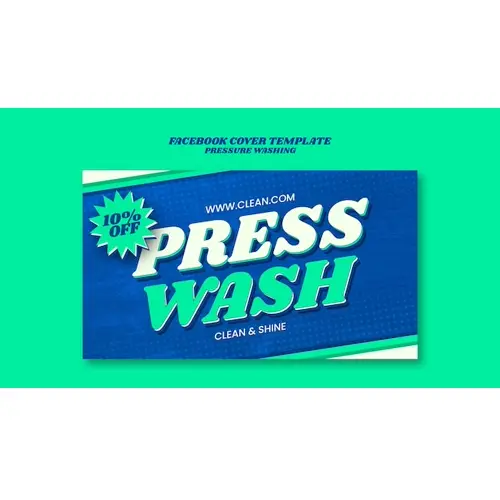 Pressure washing facebook cover