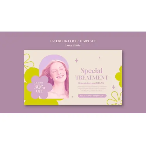 Professional laser clinic facebook cover