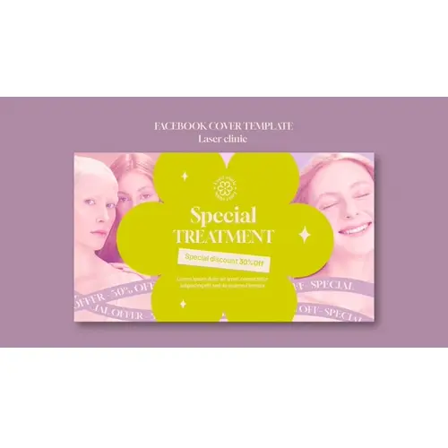 Professional laser clinic facebook cover