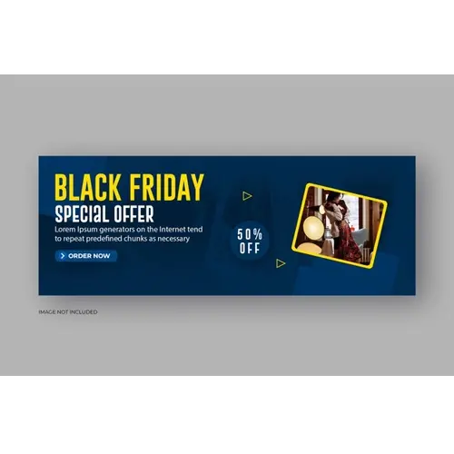 PSD black friday sale social media post instagram post web banner or facebook cover template