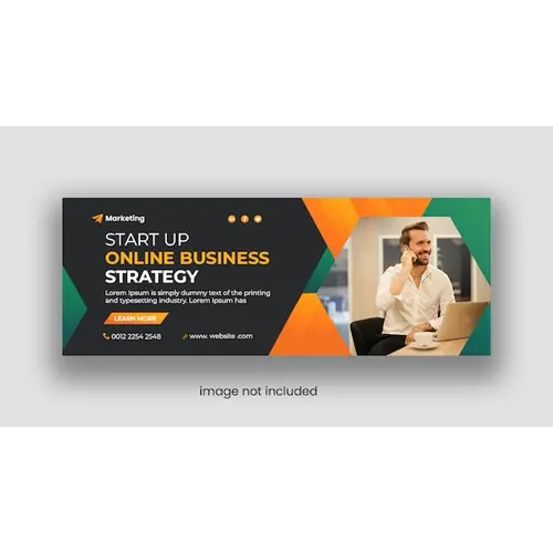 PSD creative business social media facebook cover banner template