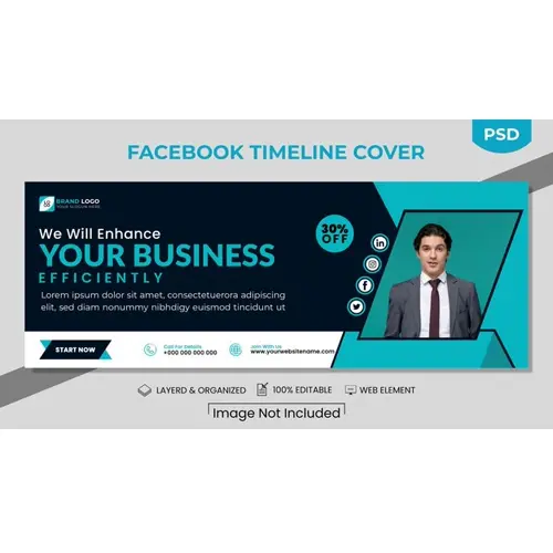 PSD facebook timeline cover design
