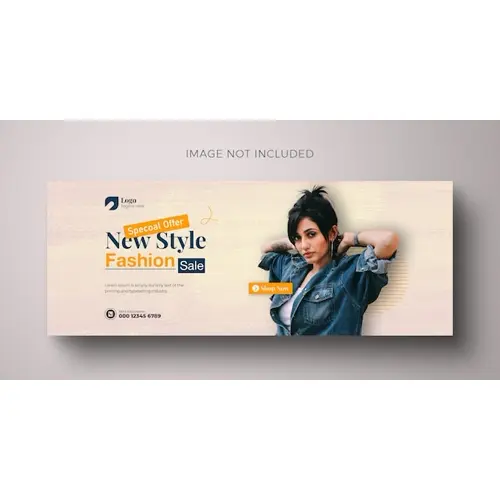PSD Fashion Facebook cover fashion sale and fashion sale social media ads collection design