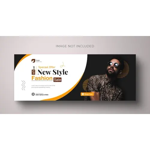 PSD Fashion Facebook cover fashion sale and fashion sale social media ads collection design