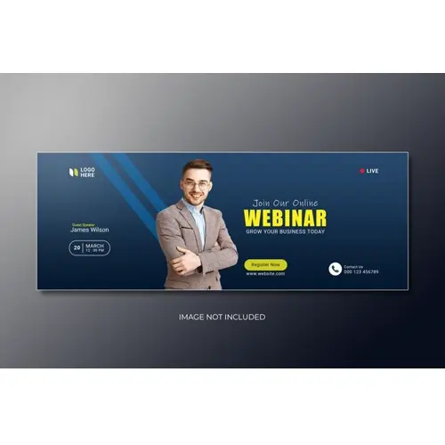 PSD Professional digital marketing Facebook cover banner template