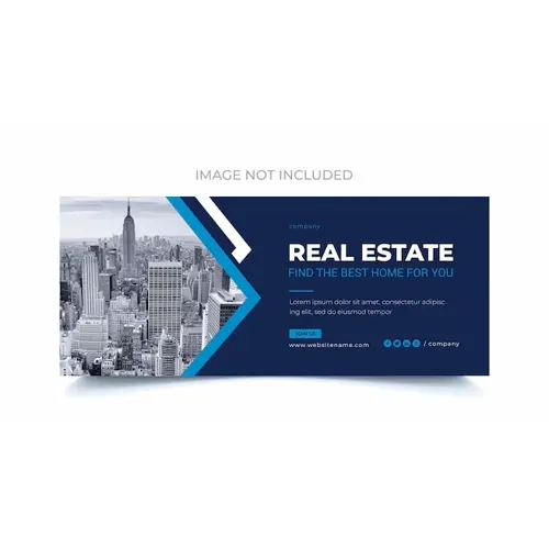 Real estate company facebook page cover photo