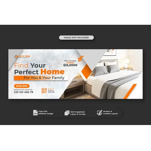 Real Estate facebook cover banner