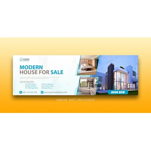 Real estate house property social media Instagram and Facebook banner template