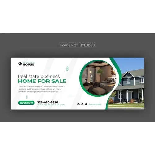 Real estate social media facebook cover design