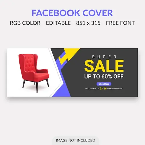 Sale facebook cover design