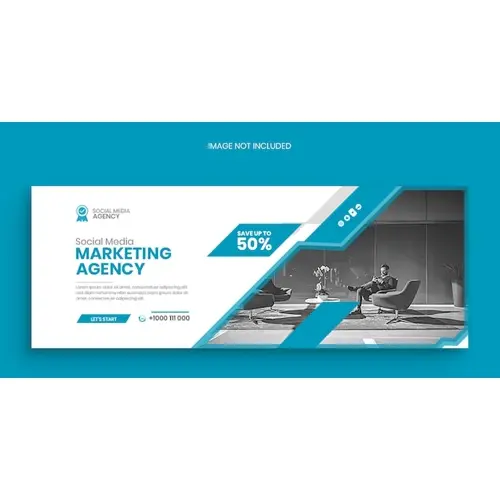 Social media marketing agency facebook cover banner
