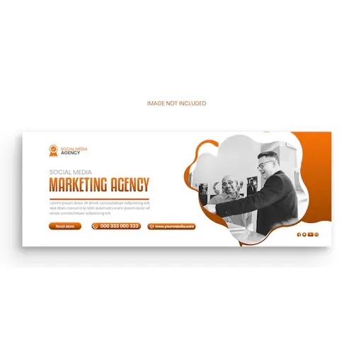 Social media marketing agency facebook cover banner