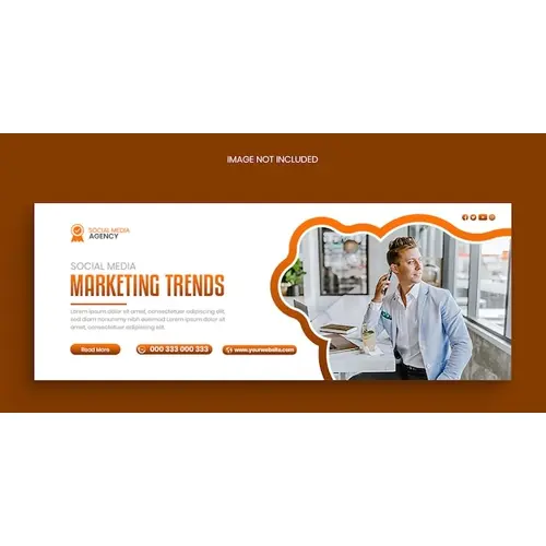Social media marketing trend facebook cover banner