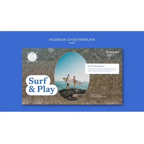 Surfing hobby facebook cover
