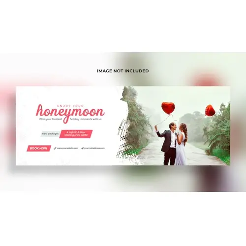 Travel agency Facebook cover and web banner psd template