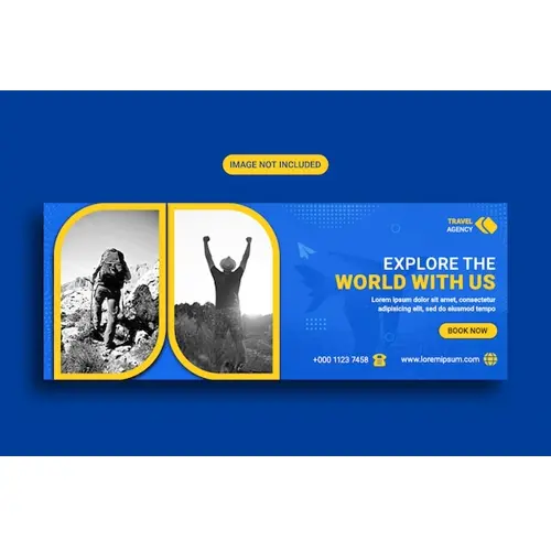 Travel Agency Facebook Cover web Template