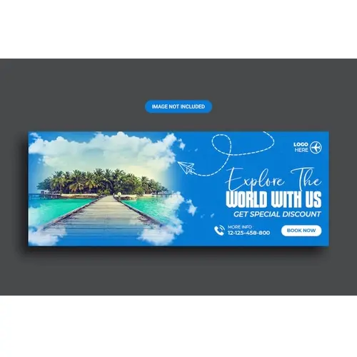 Travel Agency Facebook Cover web Template
