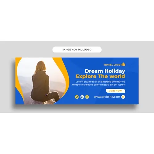 Travel Facebook Cover Design Template